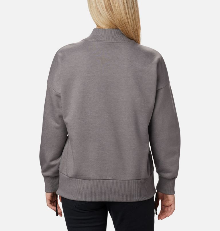 Chandail épais à col rond Columbia Lodge pour femme, Color: City Grey Heather, image 2