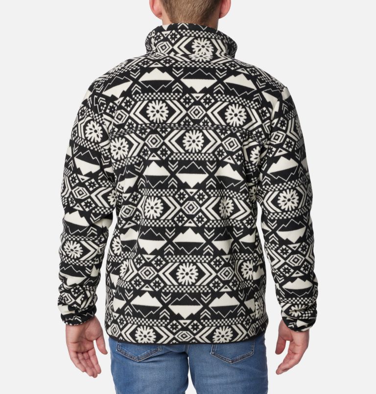 Winter Pass Full Zip | 013 | XXL, Color: Black Checkered Peaks Tonal Print, image 2