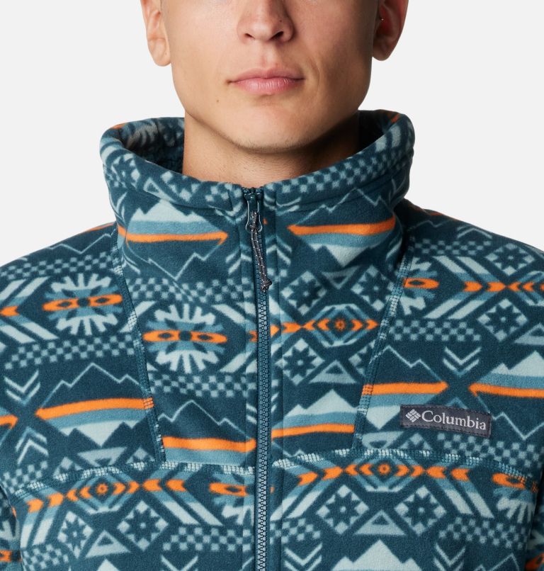 Winter Pass Full Zip | 414 | L, Color: Night Wave Checkered Peaks Print, image 4
