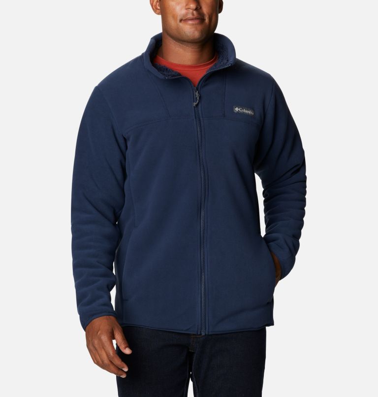 Thumbnail: Men's Winter Pass Fleece Jacket, Color: Collegiate Navy, image 1