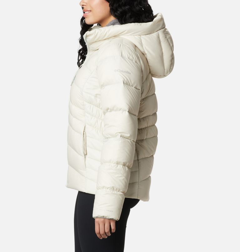 Autumn Park Down Hooded Jacket | 191 | M, Color: Chalk, image 3