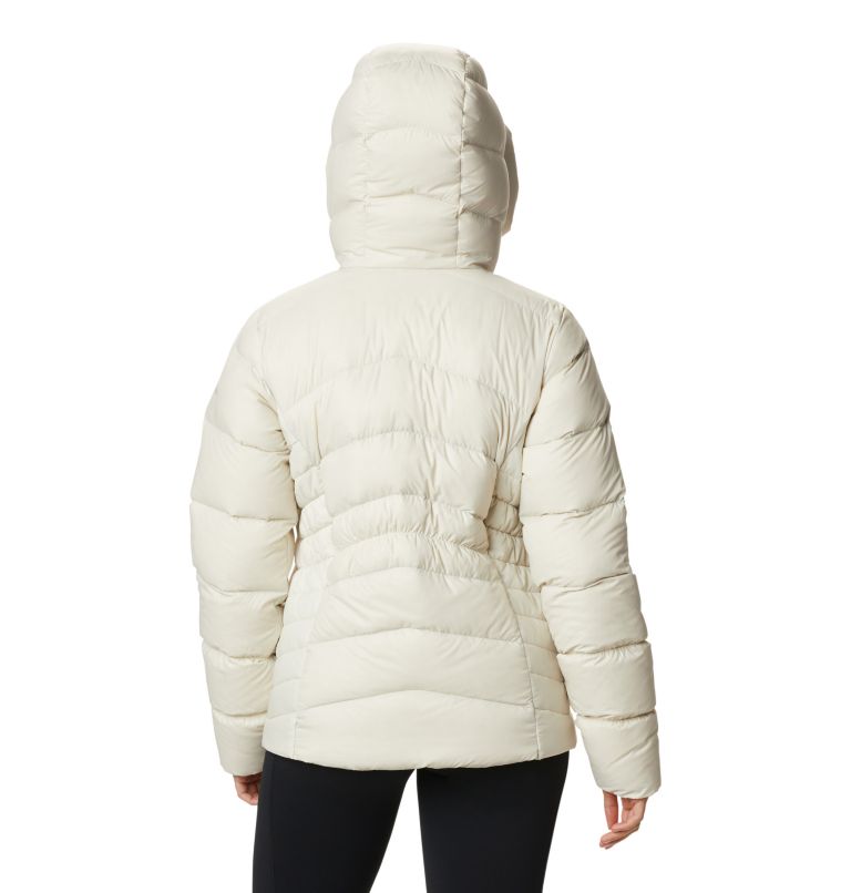 Autumn Park Down Hooded Jacket | 191 | M, Color: Chalk, image 2