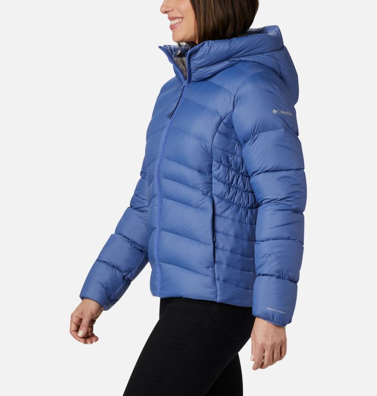 Manteau à capuchon en duvet Autumn Park pour femme, Color: Velvet Cove, image 3