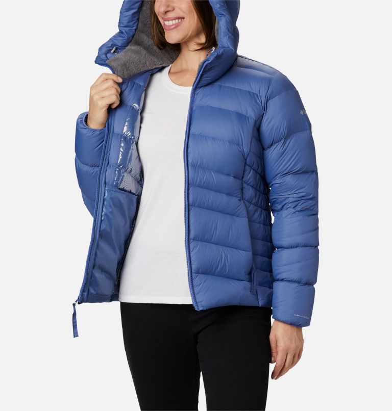 Manteau à capuchon en duvet Autumn Park pour femme, Color: Velvet Cove, image 5