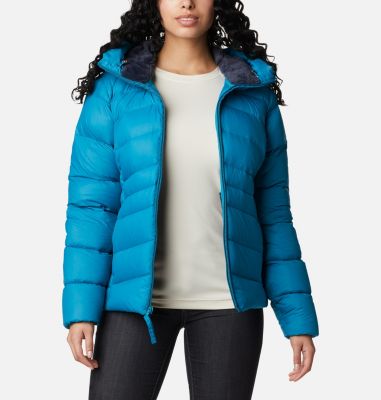 Women's Autumn Park&trade; Down Hooded Jacket Autumn Park&trade; Down Hooded Jacket | 010 | M, Fjord Blue, front
