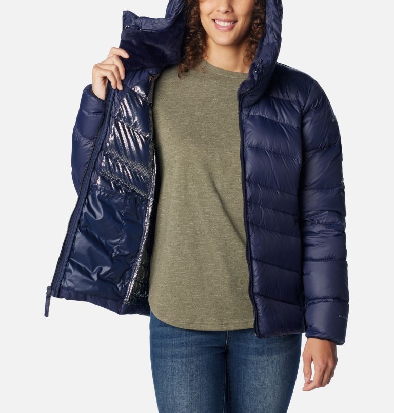 Autumn Park Down Hooded Jacket | 472 | S, Color: Dark Nocturnal, image 5