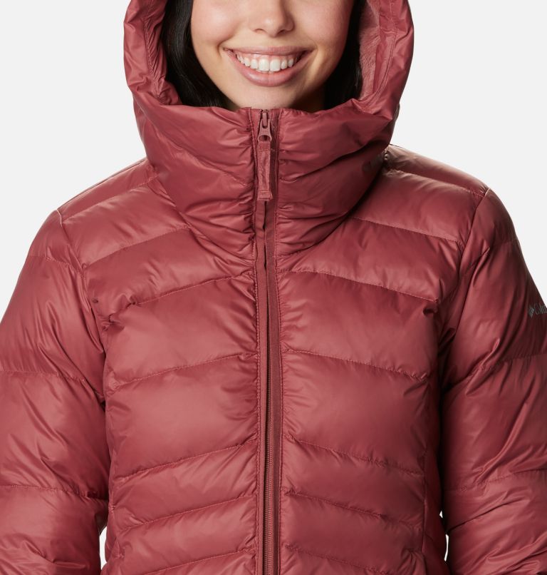 Autumn Park Down Hooded Jacket | 679 | S, Color: Beetroot, image 4