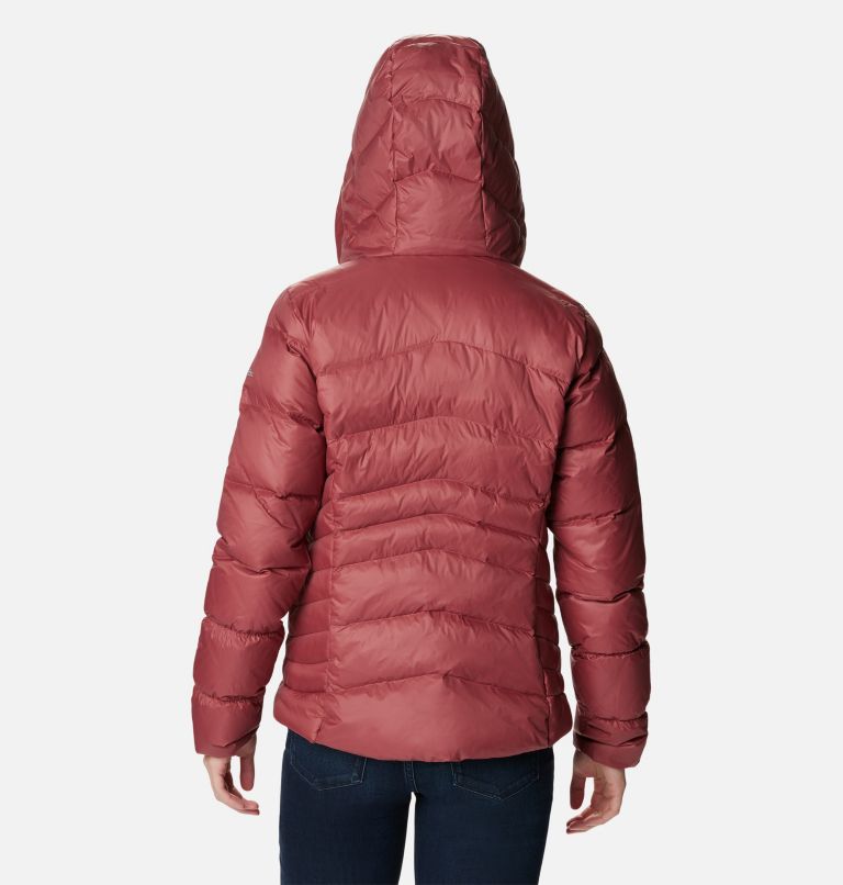 Autumn Park Down Hooded Jacket | 679 | S, Color: Beetroot, image 2