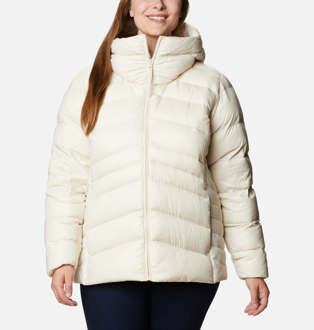 Manteau à capuchon en duvet Autumn Park™ pour femme - Grandes tailles 1
