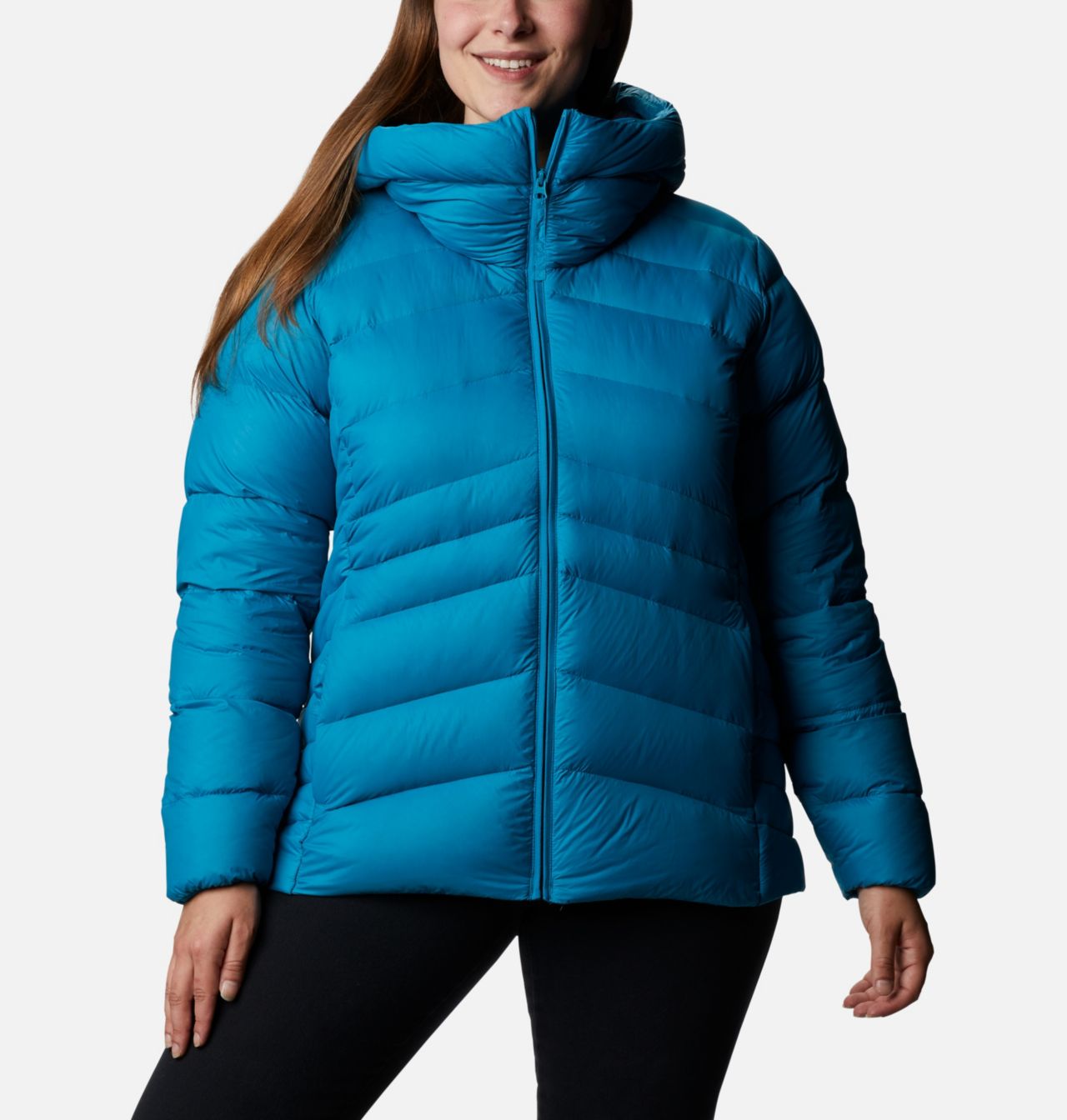 Women's Autumn Park™ Down Hooded Jacket - Plus Size 1