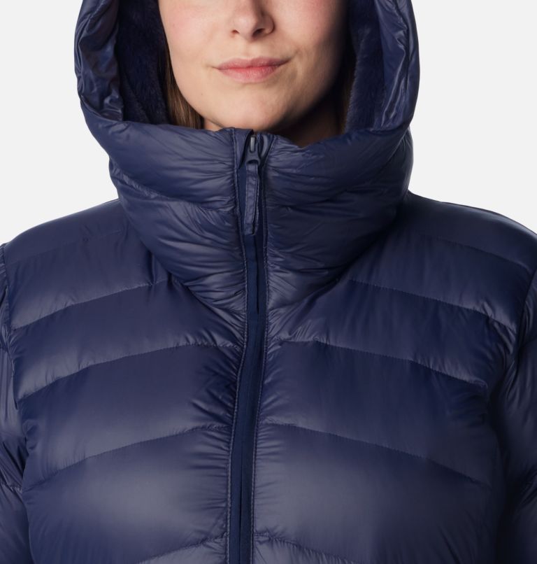 Manteau à capuchon en duvet Autumn Park pour femme - Grandes tailles, Color: Dark Nocturnal, image 4
