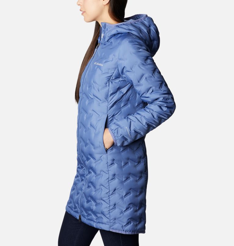 Delta Ridge Long Down Jacket | 458 | L, Color: Velvet Cove, image 3