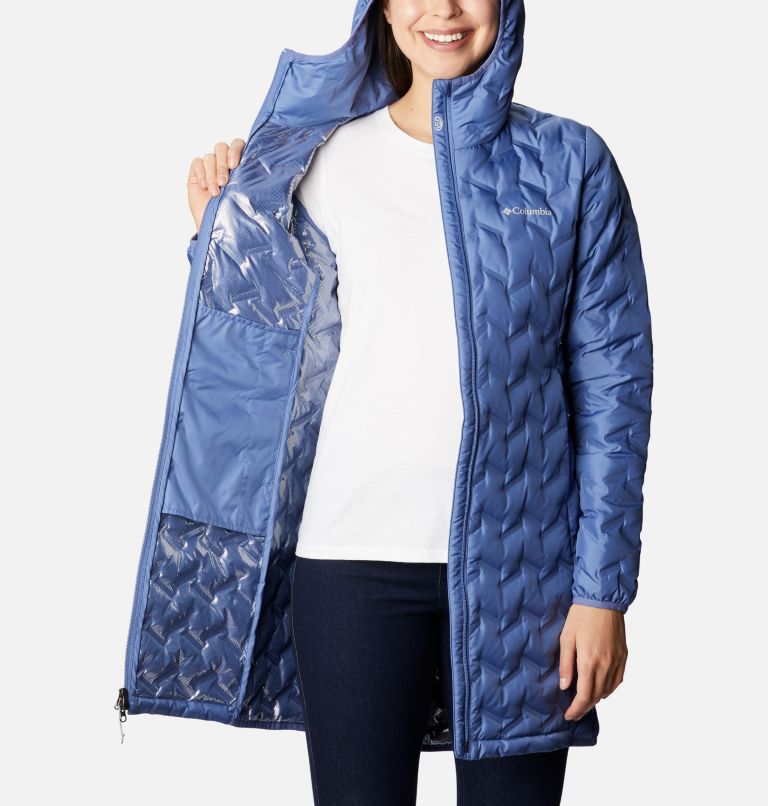 Delta Ridge Long Down Jacket | 458 | L, Color: Velvet Cove, image 5