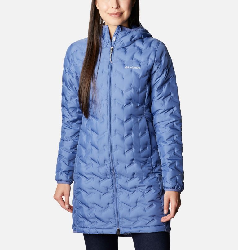 Delta Ridge Long Down Jacket | 458 | L, Color: Velvet Cove, image 1