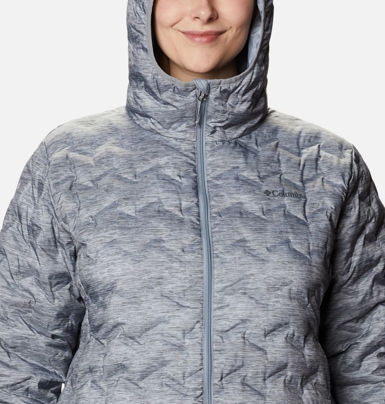 Manteau long en duvet Delta Ridge pour femme - Grandes tailles, Color: Tradewinds Grey Heather Print, image 4