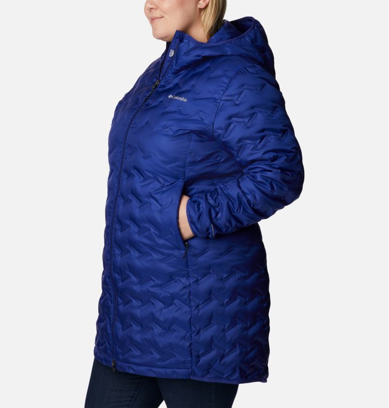 Women's Delta Ridge Long Down Jacket - Plus Size, Color: Dark Sapphire, image 3