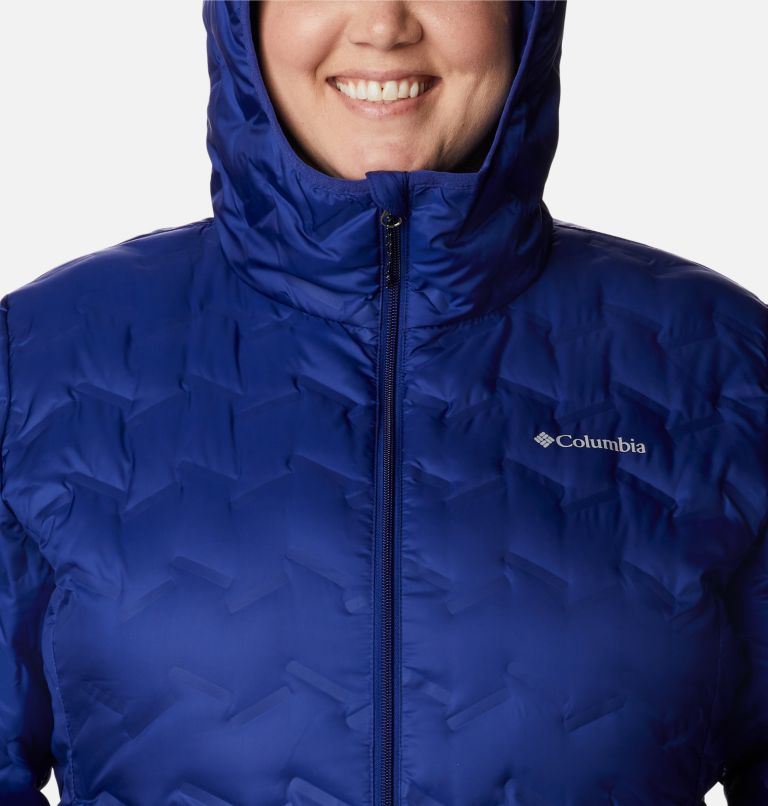 Women's Delta Ridge Long Down Jacket - Plus Size, Color: Dark Sapphire, image 4