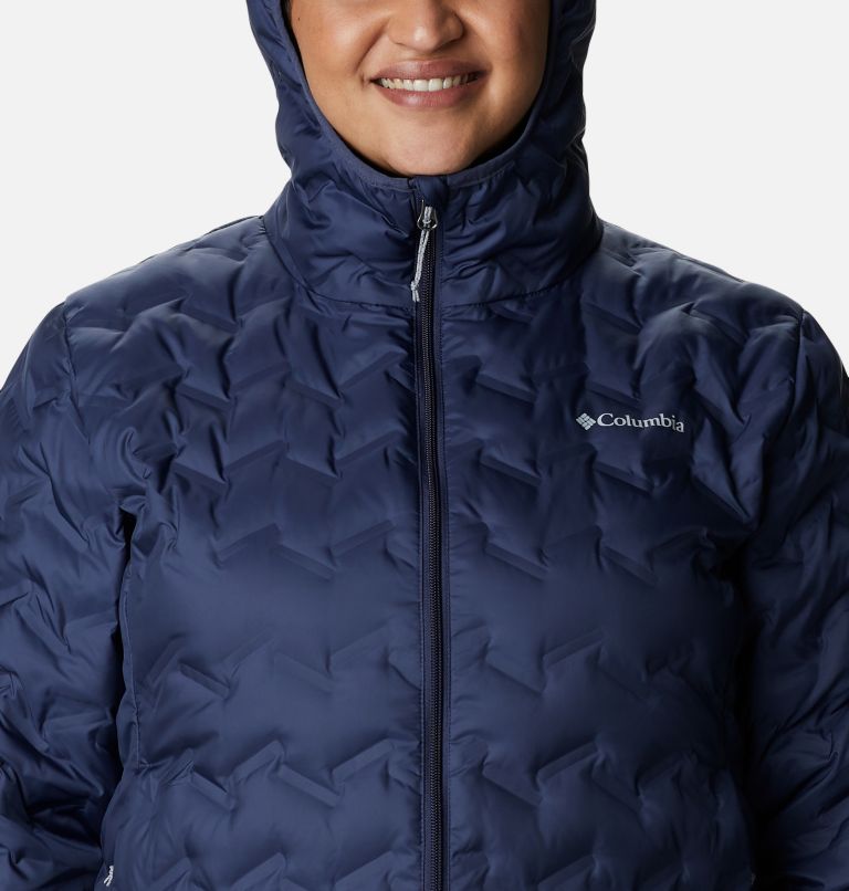 Women's Delta Ridge Long Down Jacket - Plus Size, Color: Nocturnal, image 4