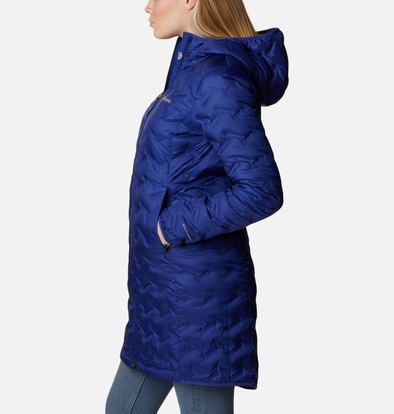 Delta Ridge Long Down Jacket | 432 | M, Color: Dark Sapphire, image 3