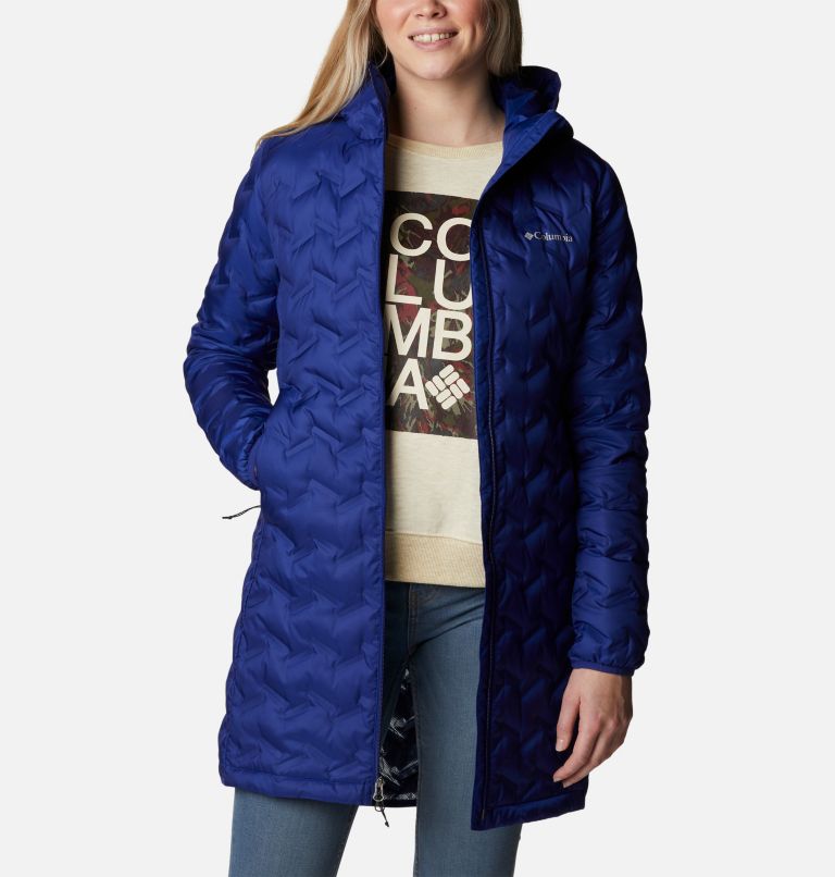 Delta Ridge Long Down Jacket | 432 | M, Color: Dark Sapphire, image 7