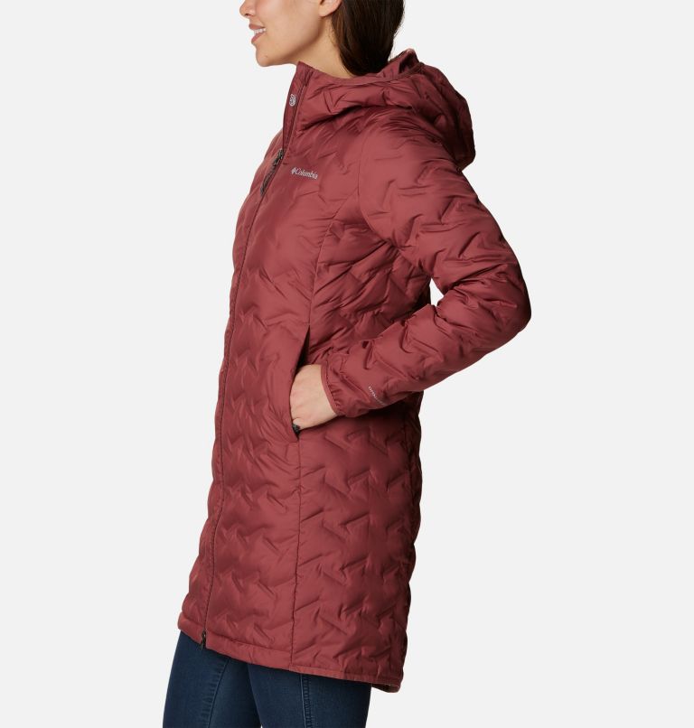 Delta Ridge Long Down Jacket | 679 | M, Color: Beetroot, image 3