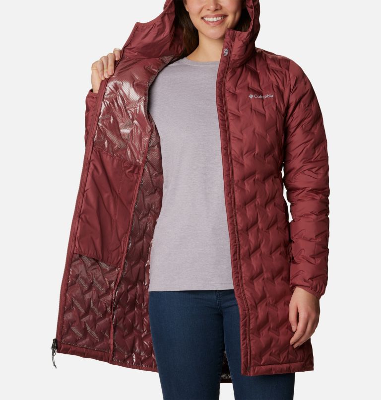 Delta Ridge Long Down Jacket | 679 | M, Color: Beetroot, image 5