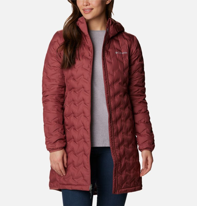 Delta Ridge Long Down Jacket | 679 | M, Color: Beetroot, image 7