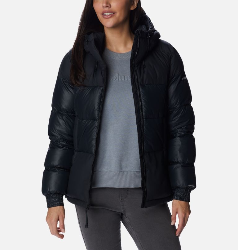 Thumbnail: Women's Pike Lake II Insulated Hooded Puffer Jacket, Color: Black, image 8