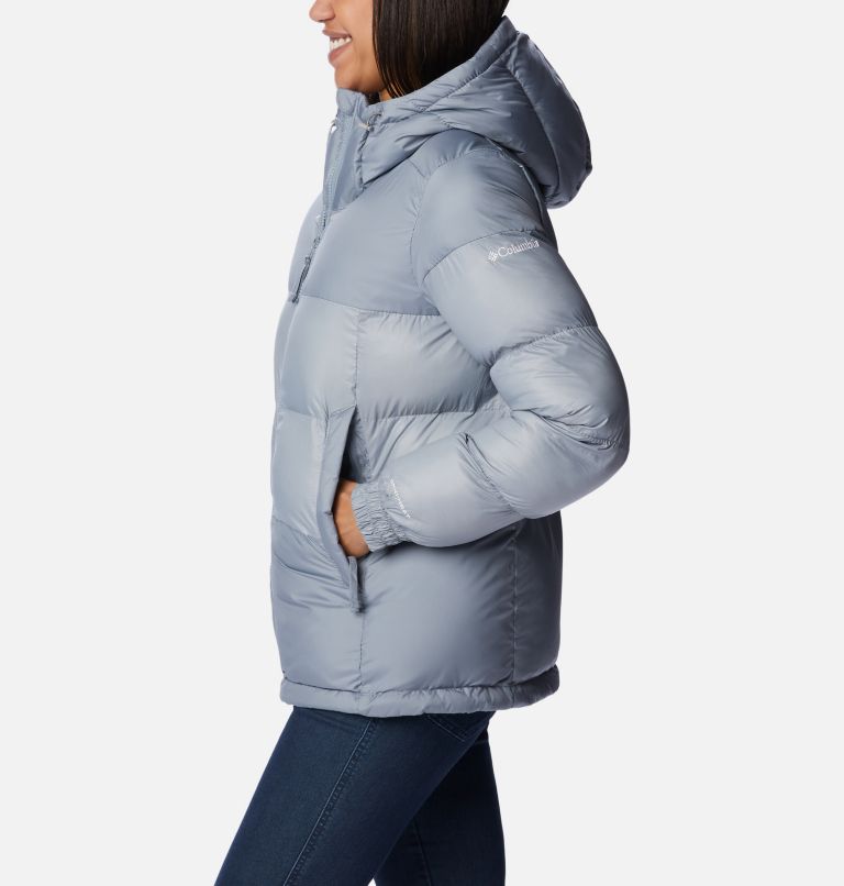 Women's Pike Lake II Insulated Hooded Puffer Jacket, Color: Tradewinds Grey, image 3