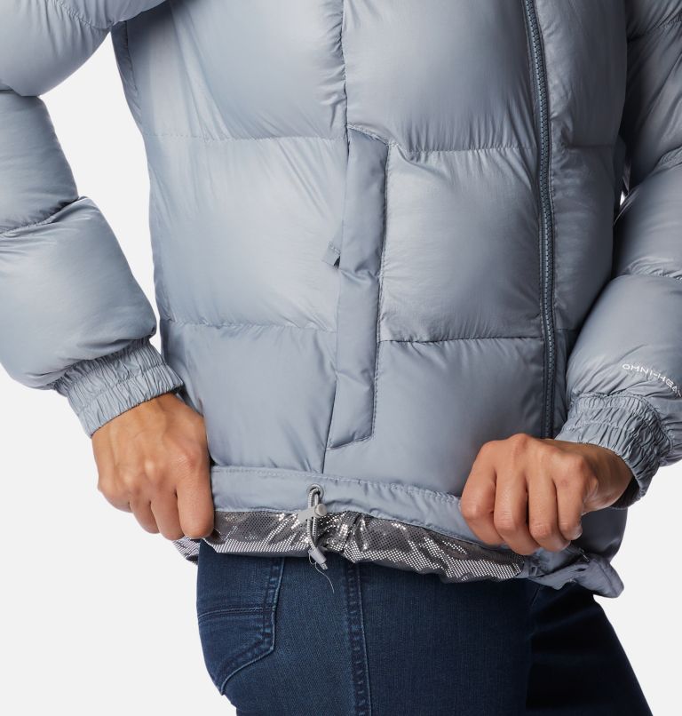 Women's Pike Lake II Insulated Hooded Puffer Jacket, Color: Tradewinds Grey, image 7
