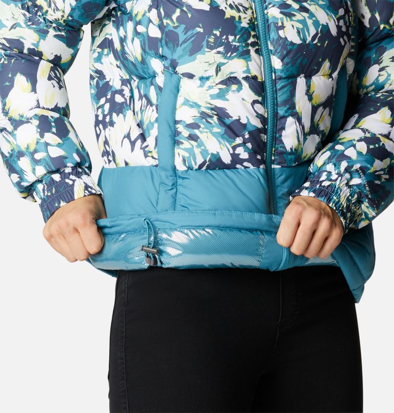 Thumbnail: Women's Pike Lake II Insulated Hooded Puffer Jacket, Color: Canyon Blue, Canyon Blue Florescence Pri, image 6
