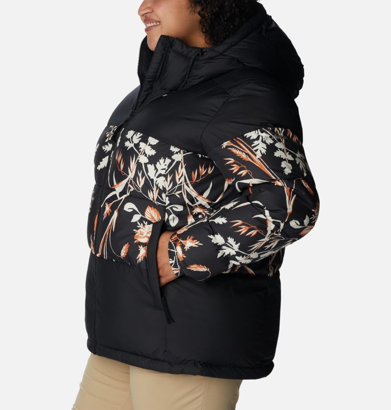 Women's Pike Lake II Insulated Jacket - Plus Size, Color: Black, Black Fallgrass Print, image 3