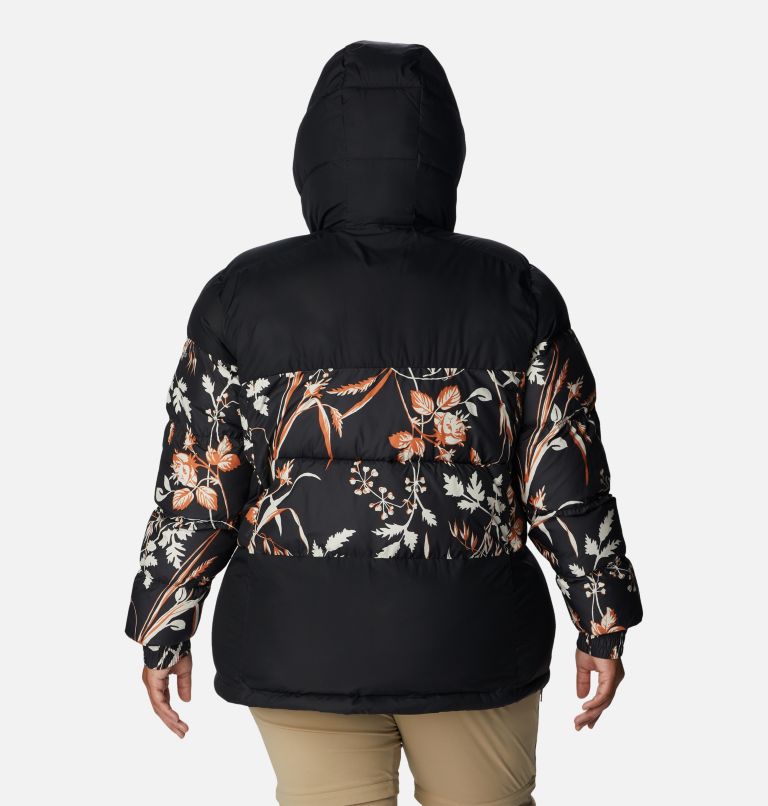 Thumbnail: Women's Pike Lake II Insulated Jacket - Plus Size, Color: Black, Black Fallgrass Print, image 2
