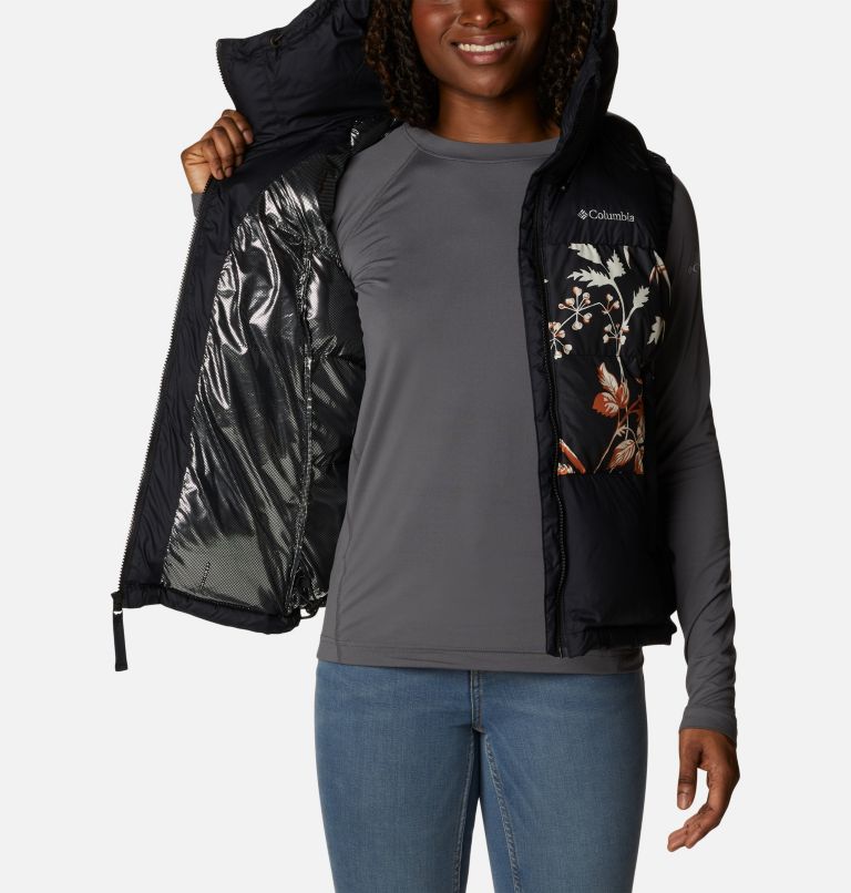 Veste isolée Pike Lake II pour femme, Color: Black, Black Fallgrass Print, image 5