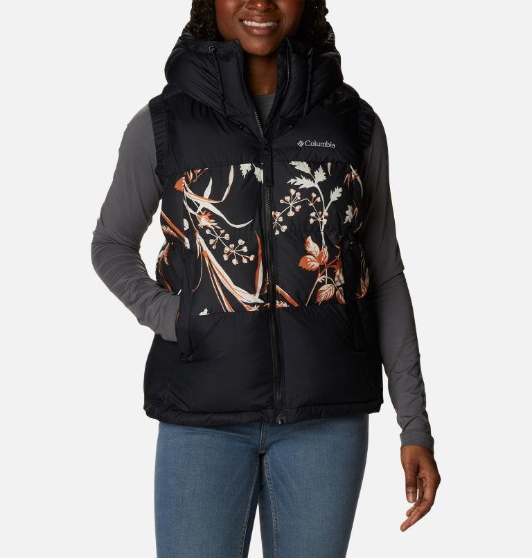 Veste isolée Pike Lake II pour femme, Color: Black, Black Fallgrass Print, image 1