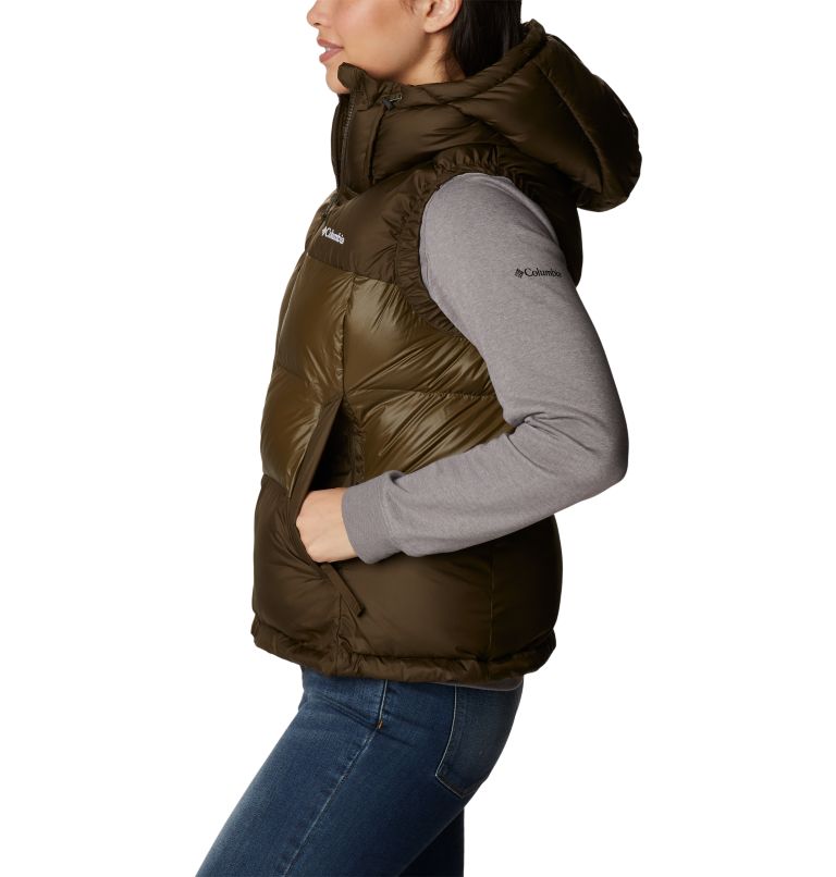 Thumbnail: Women's Pike Lake II Insulated Vest, Color: Olive Green, image 3
