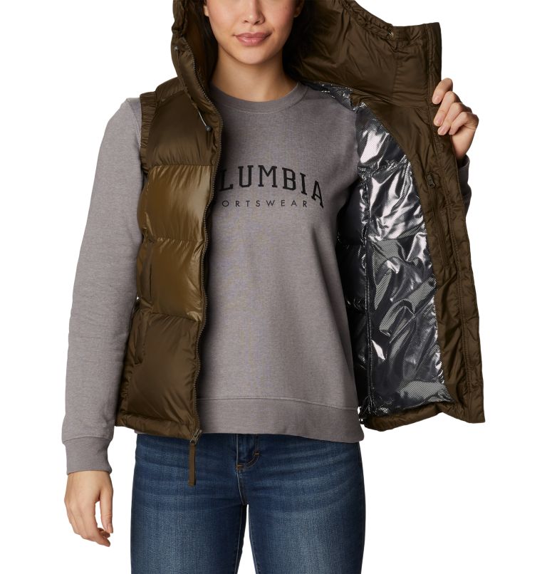 Thumbnail: Women's Pike Lake II Insulated Vest, Color: Olive Green, image 5