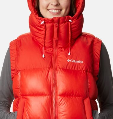 columbia women's pike lake hooded insulated vest