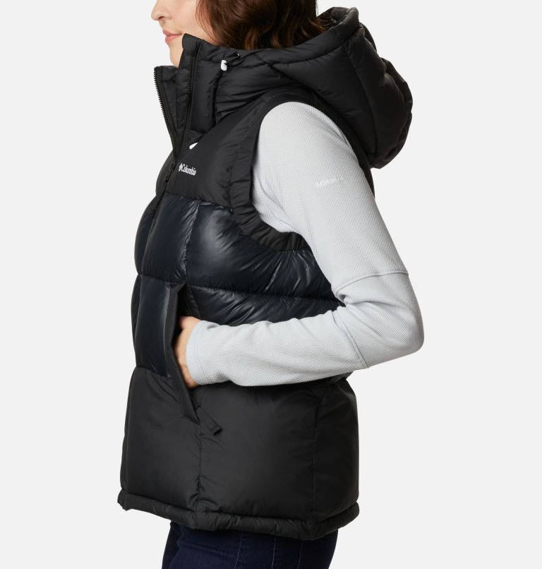Thumbnail: Women's Pike Lake II Hooded Insulated Puffer Vest, Color: Black, image 3