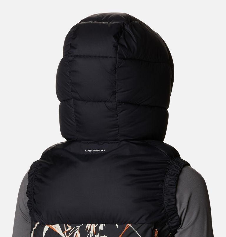Pike Lake II Insulated Vest | 013 | XS, Color: Black, Black Fallgrass Print, image 8