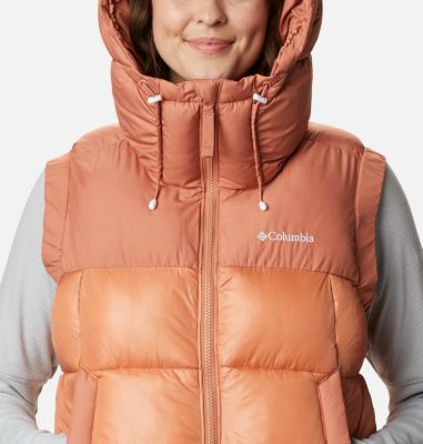 columbia women's pike lake hooded insulated vest