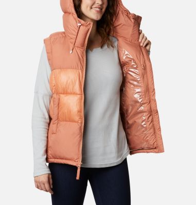 columbia women's pike lake hooded insulated vest