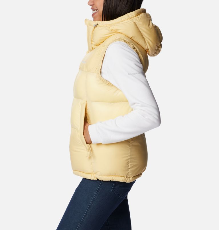 Women's Pike Lake II Hooded Insulated Puffer Vest, Color: Cornstalk, image 3