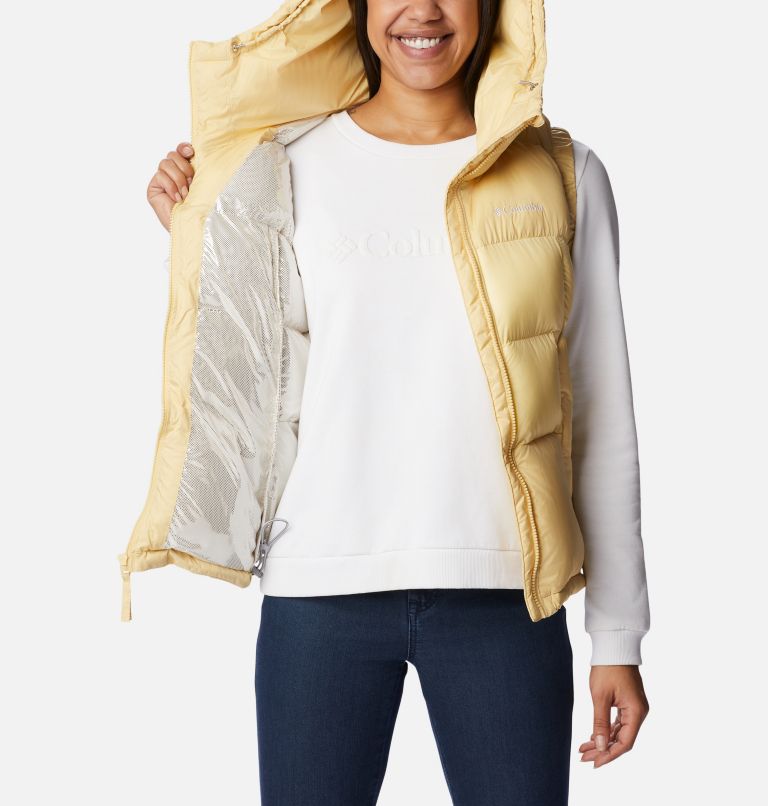 Women's Pike Lake II Hooded Insulated Puffer Vest, Color: Cornstalk, image 5