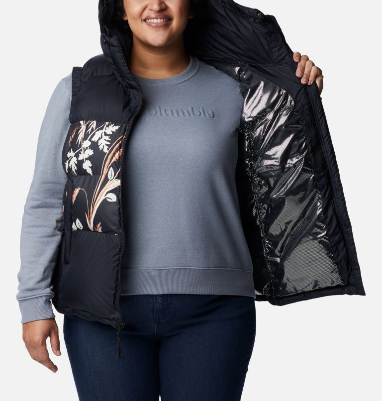 Veste sans manches isolée Pike Lake II Femme - Grandes tailles, Color: Black, Black Fallgrass Print, image 5