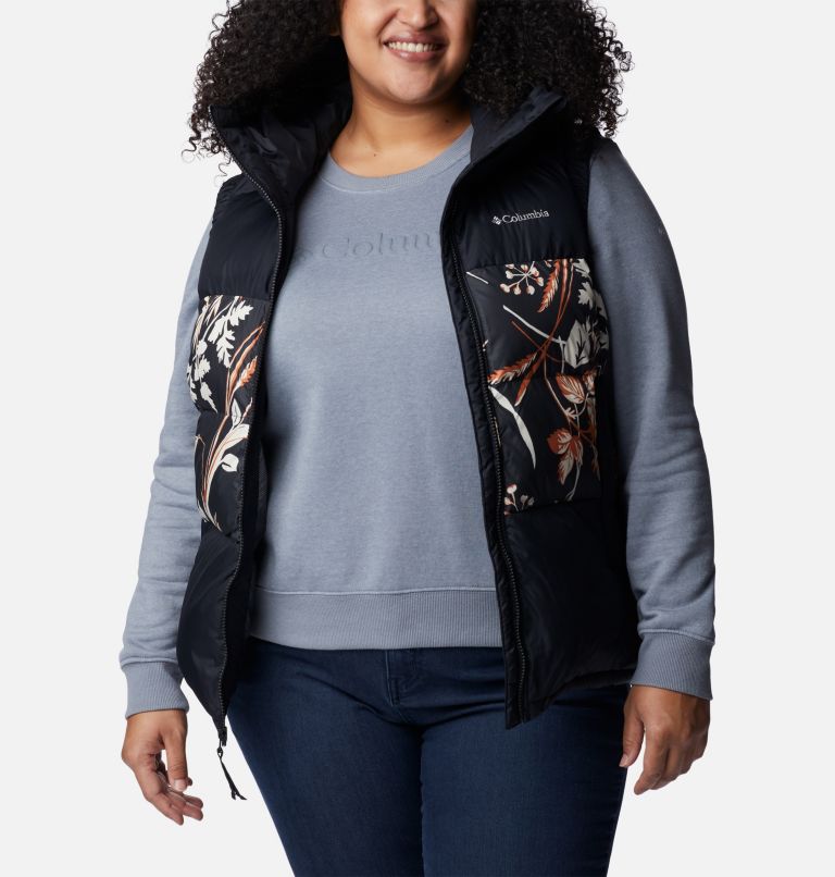 Veste sans manches isolée Pike Lake II Femme - Grandes tailles, Color: Black, Black Fallgrass Print, image 9
