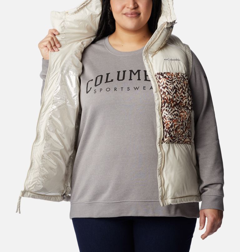 Veste sans manches isolée Pike Lake II Femme - Grandes tailles, Color: Chalk, Chalk Terrain Print, image 5