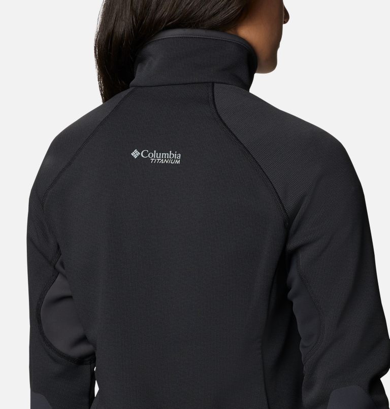 Chaqueta polar Powder Chute para mujer, Color: Black, Shark, image 6