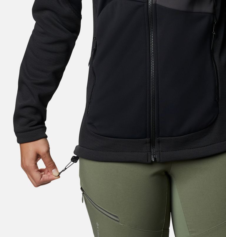 Chaqueta polar Powder Chute para mujer, Color: Black, Shark, image 7
