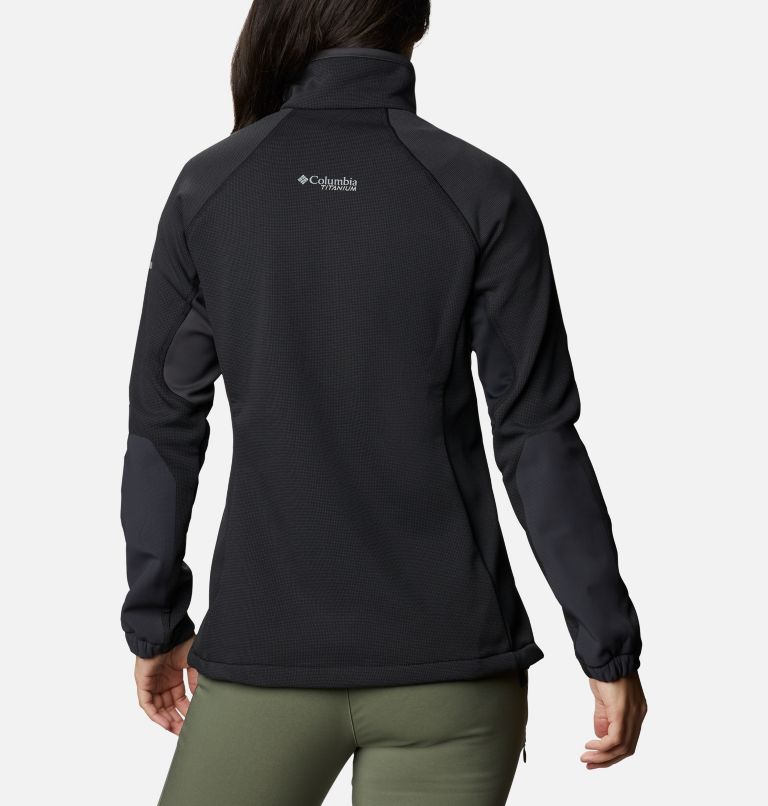 Chaqueta polar Powder Chute para mujer, Color: Black, Shark, image 2